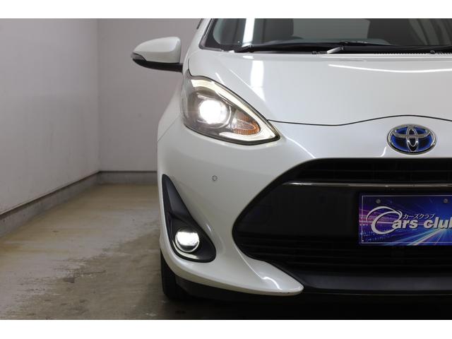 アクア Ｇ　インテリジェントクリアランスソナー　スマートエントリー　ＬＥＤヘッドランプ　セーフティセンス　純正９型ＳＤナビ　Ｂカメラ　禁煙車　レーダークルーズ　シートヒーター　ＥＴＣ　純正１５インチホイール（28枚目）