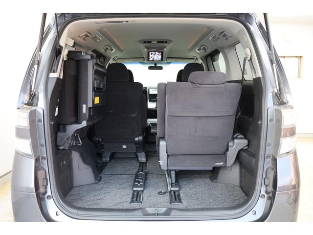 ヴェルファイア ２．４Ｚ　プラチナムセレクション　両側電動スライドドア　純正ＳＤナビ　Ｂカメラ　純正後席モニター　障害物ソナー　パワーバックドア　左右独立ＡＡＣ　リヤＡＡＣ　純正１８インチＡＷ　オットマン　ＥＴＣ　ＨＩＤヘッドライト　フォグランプ（74枚目）