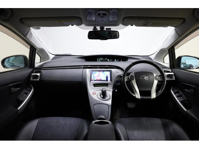 プリウス Gツーリングセレクション 後期型 寒冷地仕様 禁煙車 純正8型HDDナビ BT接続 Bカメラ 純正17インチツーリングAW LEDヘッドライト パワーシート クルーズコントロール ハーフレザーシート 雨滴感知式ワイパー ETC(4枚目)