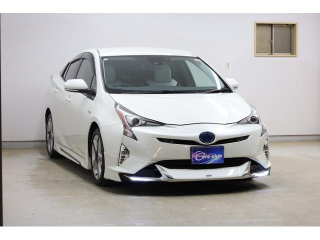 プリウス Aツーリングセレクション モデリスタアイコニックエアロ セーフティセンス インテリジェントクリアランスソナー 禁煙車 純正17インチAW ブラインドスポットモニター HUD 純正SDナビ バックカメラ シートヒーター ETC(20枚目)