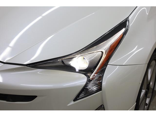 プリウス Aツーリングセレクション モデリスタアイコニックエアロ セーフティセンス インテリジェントクリアランスソナー 禁煙車 純正17インチAW ブラインドスポットモニター HUD 純正SDナビ バックカメラ シートヒーター ETC(31枚目)