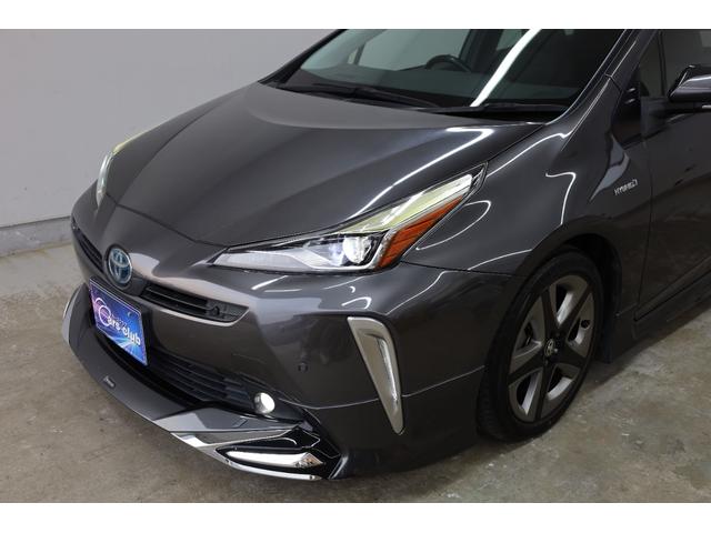 プリウス Aツーリングセレクション モデリスタアイコニックエアロ 純正9型SDフルセグナビ Bカメラ 禁煙車 セーフティセンス インテリジェントクリアランスソナー 純正17インチAW BSM HUD パワーシート シートヒーター ETC(13枚目)