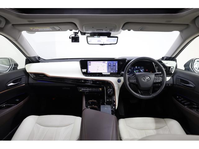 ＭＩＲＡＩ Ｚ　エグゼクティブパッケージ　本革シート　パノラマムーンルーフ　モデリスタフルエアロ　ＪＢＬプレミアムサウンド　純正２０インチＡＷ　寒冷地仕様　純正１２．３型メモリーナビ　全方位カメラ　ＴＳＳ　ＩＣＳ　ＢＳＭ　ＨＵＤ　パワーシート（4枚目）