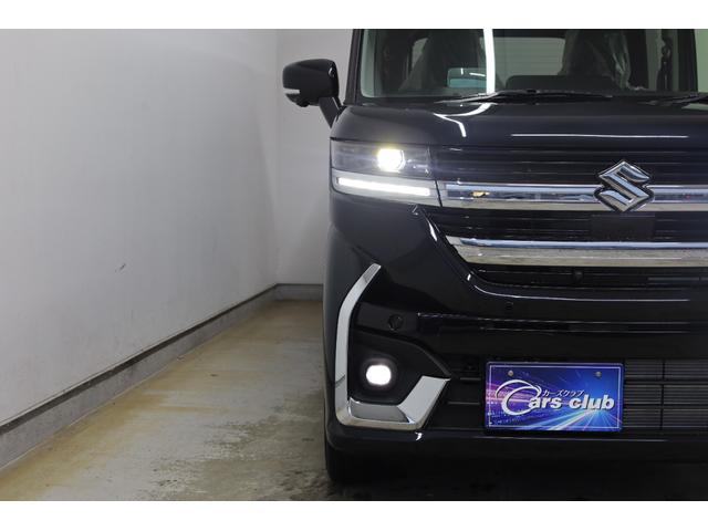 スペーシアカスタム ハイブリッドXS 届出済み未使用車 純正9型メモリーナビ 全方位カメラ 両側電動スライドドア デュアルセンサーレーキサポート パーキングセンサー HUD シートヒーター レーダークルーズ 電動PKB 純正15インチAW(28枚目)