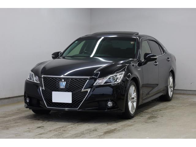 クラウンハイブリッド アスリートＳ　電動ムーンルーフ　本革シート　純正８型ＨＤＤナビ　ＢＴ接続　Ｂカメラ　禁煙車　前席パワーシート　シートヒーター＆クーラー　純正１７インチＡＷ　クルーズコントロール　左右独立ＡＡＣ　ＥＴＣ　純正マット（23枚目）