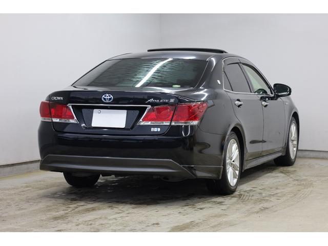 クラウンハイブリッド アスリートＳ　電動ムーンルーフ　本革シート　純正８型ＨＤＤナビ　ＢＴ接続　Ｂカメラ　禁煙車　前席パワーシート　シートヒーター＆クーラー　純正１７インチＡＷ　クルーズコントロール　左右独立ＡＡＣ　ＥＴＣ　純正マット（26枚目）