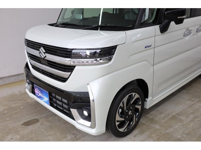 スペーシアカスタム ハイブリッドXS 届出済み未使用車 純正9型メモリーナビ 全方位カメラ 両側電動スライドドア デュアルセンサーレーキサポート パーキングセンサー HUD シートヒーター レーダークルーズ 電動PKB 純正15インチAW(13枚目)