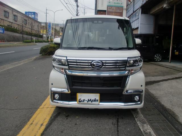 タント カスタムX トップエディションVS SAIII 純正フルセグメモリーナビ 全周囲カメラ バックカメラ 純正LEDヘッドライト 衝突被害軽減システム 両側パワースライドドア(3枚目)