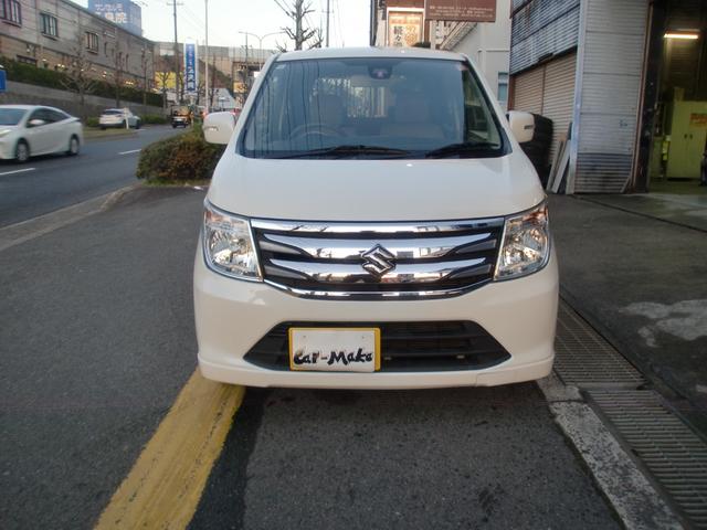 ワゴンR FZ 社外ワンセグメモリーナビ レーダーブレーキサポート オートライト 純正HIDヘッドライト 純正14インチアルミ(3枚目)