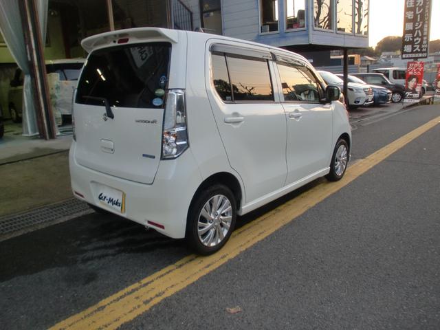 ワゴンR FZ 社外ワンセグメモリーナビ レーダーブレーキサポート オートライト 純正HIDヘッドライト 純正14インチアルミ(5枚目)