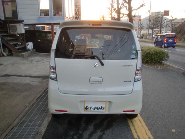 ワゴンR FZ 社外ワンセグメモリーナビ レーダーブレーキサポート オートライト 純正HIDヘッドライト 純正14インチアルミ(6枚目)