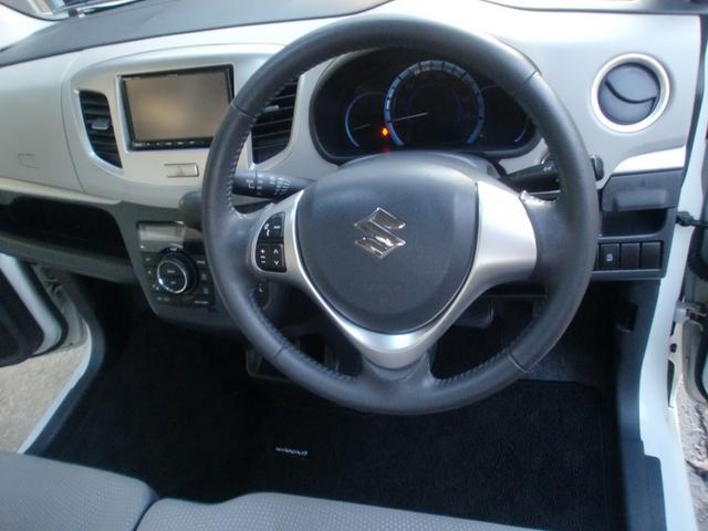 ワゴンR FZ 社外ワンセグメモリーナビ レーダーブレーキサポート オートライト 純正HIDヘッドライト 純正14インチアルミ(14枚目)