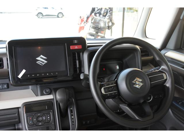 スペーシア ハイブリッドX 未使用車 全方位モニター付き9インチナビ・スズキコネクト対応通信 USB端子 TVフルセグ 両側電動スライドドア シートヒーター アダクティブクルーズ オットマン フルフラットシート 衝突安全ボディ(4枚目)