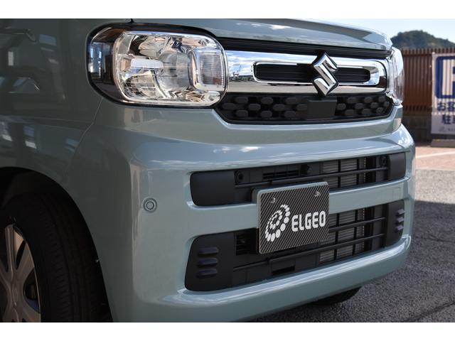 スペーシア ハイブリッドX 未使用車 全方位モニター付き9インチナビ・スズキコネクト対応通信 USB端子 TVフルセグ 両側電動スライドドア シートヒーター アダクティブクルーズ オットマン フルフラットシート 衝突安全ボディ(18枚目)