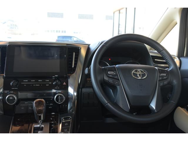 アルファード 2.5X 8インチナビ・TV フリップダウンモニター 禁煙車 バックモニター ドライブレコーダー ETC Bluetooth対応 衝突回避システム リアエアコン 衝突安全ボディ LEDヘッドライト 車線逸脱防止(4枚目)