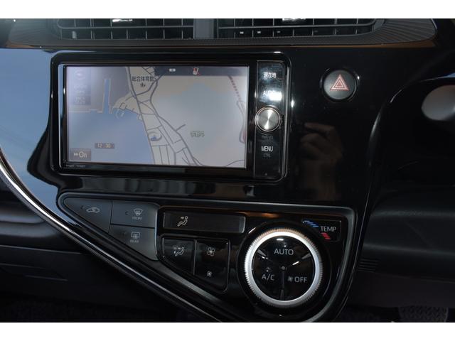 アクア S 純正ナビゲーション フルセグテレビ バックカメラ CD・DVD BlueTooth接続 ビルトインETC車載器 オートライト 電動格納ミラー オートエアコン 社外15インチアルミホイール(8枚目)