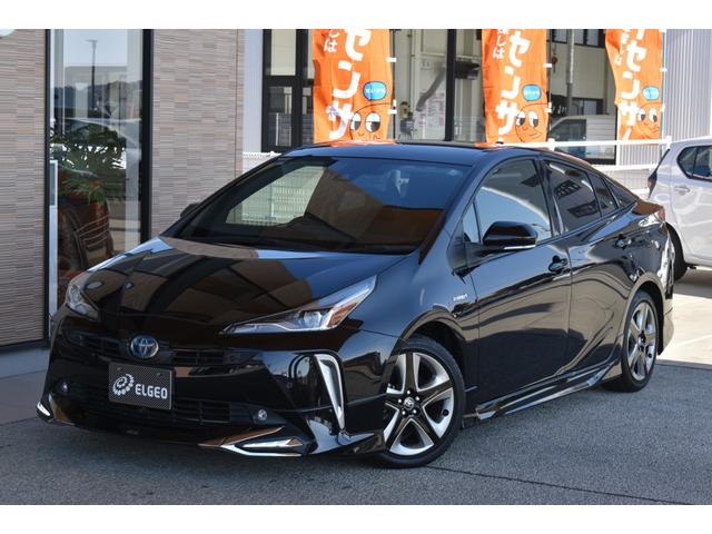 プリウス Ｓツーリングセレクション　純正９インチナビ　バックカメラ　ＥＴＣ　ドライブレコーダー　モデリスタエロ　スマートキー　レザーシート　Ｂｌｕｅｔｏｏｔｈ接続　シートヒーター　ＬＥＤヘッドライト　クルーズコントロール　衝突軽減装置（2枚目）