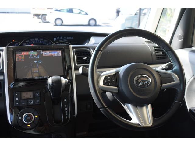 タント カスタムRS トップエディションSAII 両側パワースライドドア ターボ付 カロッツェリアナビ BlueTooth接続 CD/DVD フルセグテレビ ETC車載器 バックカメラ オートエアコン 電動格納ドアミラー スマアシII(4枚目)