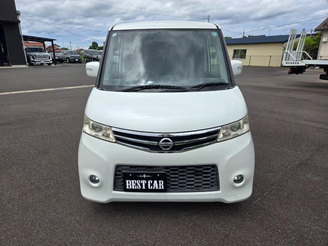 ルークス ハイウェイスター　社外ナビ　ＣＤ／ＤＶＤ再生　ＥＴＣ　プッシュスタート　スマートキー　片側パワースライドドア　電動格納ミラー　１４インチアルミホイール　盗難防止システム　オートエアコン　ＨＩＤライト　衝突安全ボディ（3枚目）