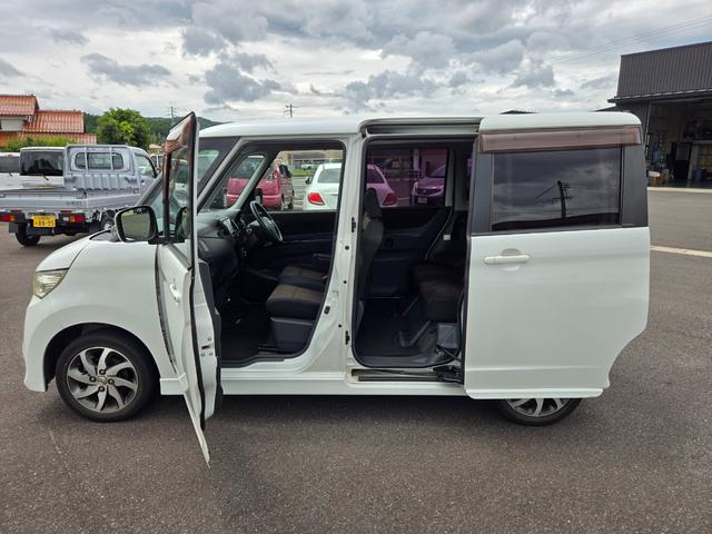 ルークス ハイウェイスター　社外ナビ　ＣＤ／ＤＶＤ再生　ＥＴＣ　プッシュスタート　スマートキー　片側パワースライドドア　電動格納ミラー　１４インチアルミホイール　盗難防止システム　オートエアコン　ＨＩＤライト　衝突安全ボディ（6枚目）