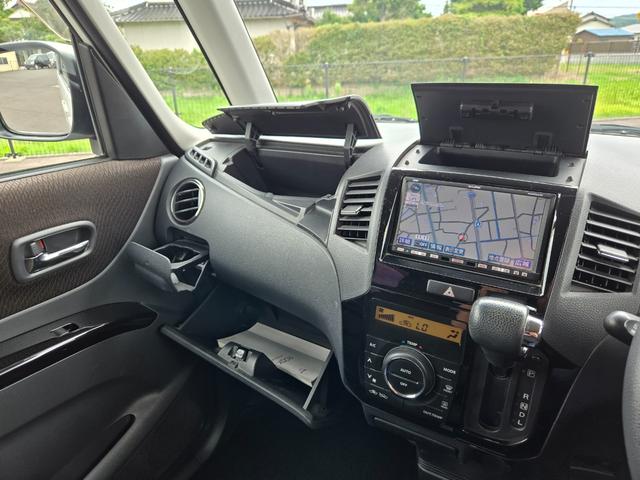 ルークス ハイウェイスター　社外ナビ　ＣＤ／ＤＶＤ再生　ＥＴＣ　プッシュスタート　スマートキー　片側パワースライドドア　電動格納ミラー　１４インチアルミホイール　盗難防止システム　オートエアコン　ＨＩＤライト　衝突安全ボディ（26枚目）