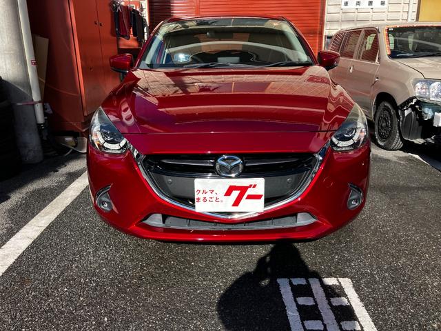 デミオ ＸＤツーリング　衝突被害軽減システム　レーンアシスト　ＥＴＣ　フルセグＴＶ　Ｂｌｕｅｔｏｏｔｈ　ＣＤ　ＤＶＤ　ＬＥＤヘッドライト　スマートキー　シートヒーター　コーナーセンサー　オートエアコン　ＡＷ１６インチ（2枚目）