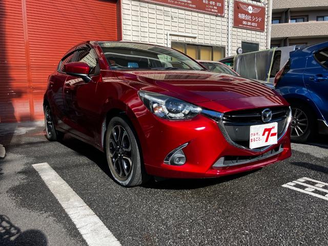 デミオ ＸＤツーリング　衝突被害軽減システム　レーンアシスト　ＥＴＣ　フルセグＴＶ　Ｂｌｕｅｔｏｏｔｈ　ＣＤ　ＤＶＤ　ＬＥＤヘッドライト　スマートキー　シートヒーター　コーナーセンサー　オートエアコン　ＡＷ１６インチ（3枚目）