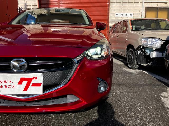 デミオ ＸＤツーリング　衝突被害軽減システム　レーンアシスト　ＥＴＣ　フルセグＴＶ　Ｂｌｕｅｔｏｏｔｈ　ＣＤ　ＤＶＤ　ＬＥＤヘッドライト　スマートキー　シートヒーター　コーナーセンサー　オートエアコン　ＡＷ１６インチ（29枚目）