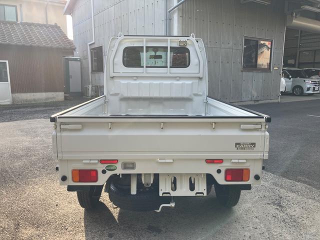 キャリイトラック KX ワンオーナー 新品タイヤ新品ホイール 記録簿 5MT キーレス 衝突被害軽減システム エアコン パワーウィンドウ 運転席エアバッグ 助手席エアバッグ 記録簿 CD ミュージックプレイヤー接続可(43枚目)