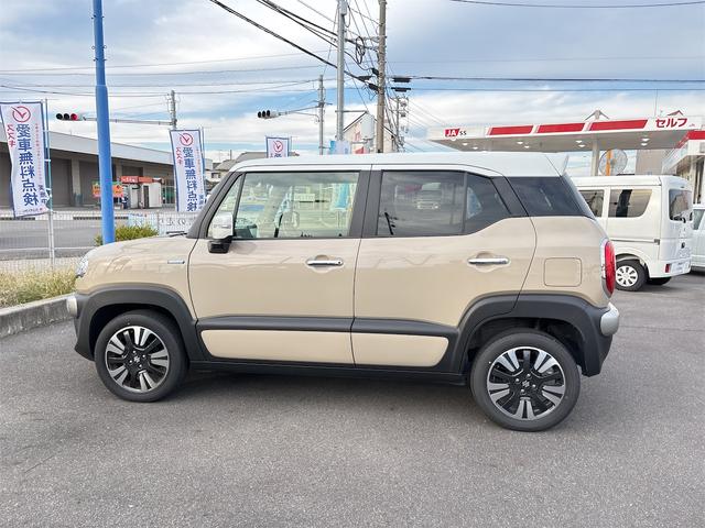 クロスビー ハイブリッドMZ ブラウンアクセントパッケージ ターボ車 8インチ純正パナソニックナビ 全周囲カメラ リヤパーキングセンサー オートクルーズコントロール 車線維持支援機能 オートライト LEDヘッドランプ スマートキー(4枚目)