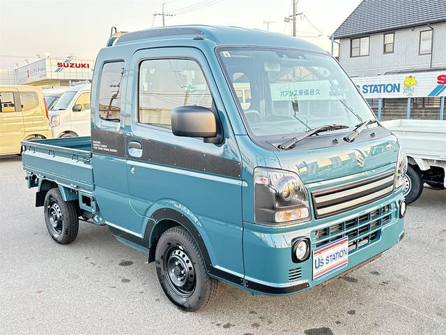 スーパーキャリイ Ｘリミテッド　４ＡＴ　４ＷＤ　純正７インチパナソニックナビ　ワンセグＴＶ　Ｂｌｕｅｔｏｏｔｈ接続　衝突被害軽減システム　リヤパーキングセンサー　キーレスエントリー　アイドリングストップ　電動格納ミラー　オートライト（3枚目）