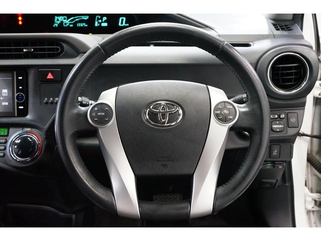 アクア G ハイブリッド 禁煙車 スマートキ 純正ナビTV バックカメラ オートライト CD/DVD Bluetooth接続 フルセグ LEDヘッドランプ 15AW ETC Pスタート アイドリングストップ ヘッドウォッシャー(9枚目)