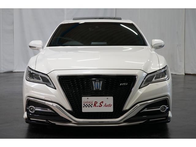 クラウンハイブリッド ＲＳアドバンス　サンルーフ　黒革　ローダウン　８型ナビＴＶ　バックカメラ　ＥＴＣ　フルセグ　衝突軽減　レーダークルーズ　ＤＶＤ　Ｂｌｕｅｔｏｏｔｈ　流星ウィンカー　パワーシート　ＨＵＤ　シートエアコン　プリクラッシュ（62枚目）