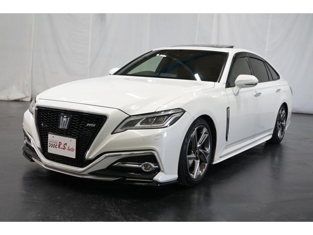 クラウンハイブリッド ＲＳアドバンス　サンルーフ　黒革　ローダウン　８型ナビＴＶ　バックカメラ　ＥＴＣ　フルセグ　衝突軽減　レーダークルーズ　ＤＶＤ　Ｂｌｕｅｔｏｏｔｈ　流星ウィンカー　パワーシート　ＨＵＤ　シートエアコン　プリクラッシュ（66枚目）