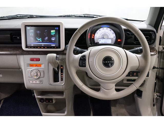 アルトラパン モード　禁煙車　軽自動車　衝突軽減ブレーキ　８型ナビＴＶ　全方位カメラ　ＥＴＣ　アイドリングストップ　スマートキー　オートライト　ＤＶＤ　Ｂｌｕｅｔｏｏｔｈ　Ｂカメラ　シートヒーター　ベンチシート　点検記録簿（30枚目）