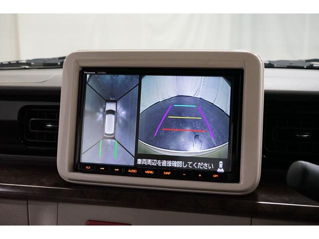 アルトラパン モード　禁煙車　軽自動車　衝突軽減ブレーキ　８型ナビＴＶ　全方位カメラ　ＥＴＣ　アイドリングストップ　スマートキー　オートライト　ＤＶＤ　Ｂｌｕｅｔｏｏｔｈ　Ｂカメラ　シートヒーター　ベンチシート　点検記録簿（35枚目）