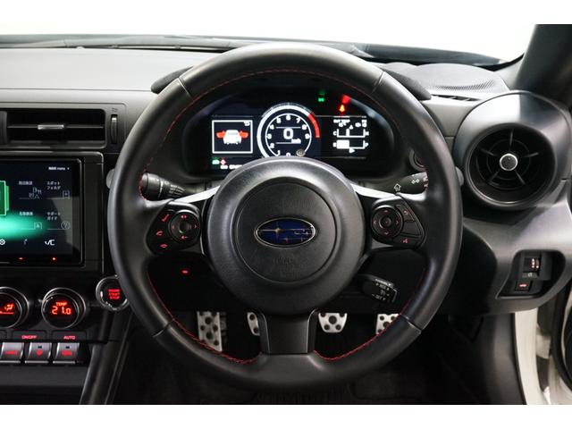 BRZ S 禁煙車 6速ミッション車 STIダウンサス STIマフラー 9型ナビ クルコン バックカメラ 18AW ハーフ革 シートヒーター DVD Bluetooth フルセグ ETC ローダウン スマートキー(9枚目)