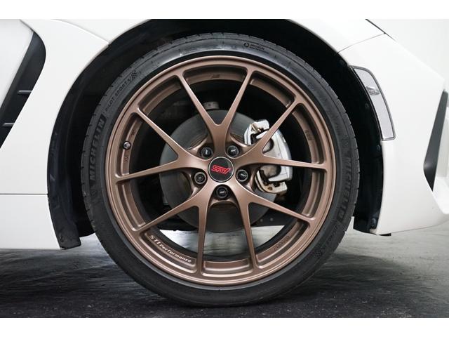 BRZ S 禁煙車 6速ミッション車 STIダウンサス STIマフラー 9型ナビ クルコン バックカメラ 18AW ハーフ革 シートヒーター DVD Bluetooth フルセグ ETC ローダウン スマートキー(23枚目)