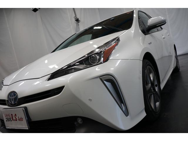 プリウス Aツーリングセレクション ハイブリッド 禁煙車 後期 黒革 9型ナビTV バックカメラ HUD ETC CD/DVD プリクラッシュ レーダークルーズ 17AW フルセグ BT音楽 アイドリングストップ パワーシート シートヒーター BSM(19枚目)