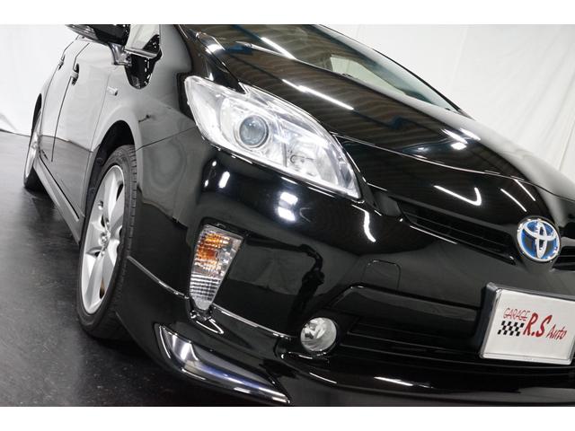 プリウス G ハイブリッド 禁煙車 後期 モデリスタフルエアロ 8型ナビTV バックカメラ ETC オートクルーズ ツーリング仕様17AW ハーフ黒革 パワーシート CD/DVD再生 Bluetooth接続 アイドリングストップ(18枚目)