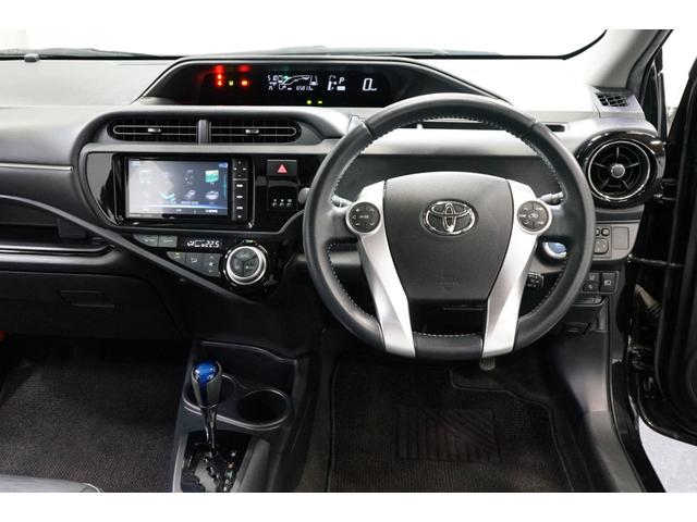 アクア Ｇブラックソフトレザーセレクション　ハイブリッド　禁煙車　中期型　黒革シート　スマートキー　ＴＶナビ　バックカメラ　プリクラッシュセーフティ　クルーズコントロール　ＥＴＣ　アイドリングストップ　ＣＤ／ＤＶＤ再生　Ｂｌｕｅｔｏｏｔｈ接続　シートヒーター（30枚目）