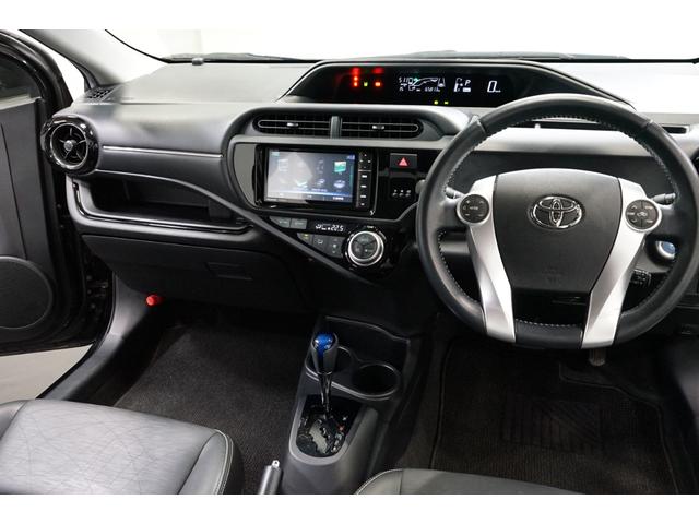 アクア Ｇブラックソフトレザーセレクション　ハイブリッド　禁煙車　中期型　黒革シート　スマートキー　ＴＶナビ　バックカメラ　プリクラッシュセーフティ　クルーズコントロール　ＥＴＣ　アイドリングストップ　ＣＤ／ＤＶＤ再生　Ｂｌｕｅｔｏｏｔｈ接続　シートヒーター（32枚目）