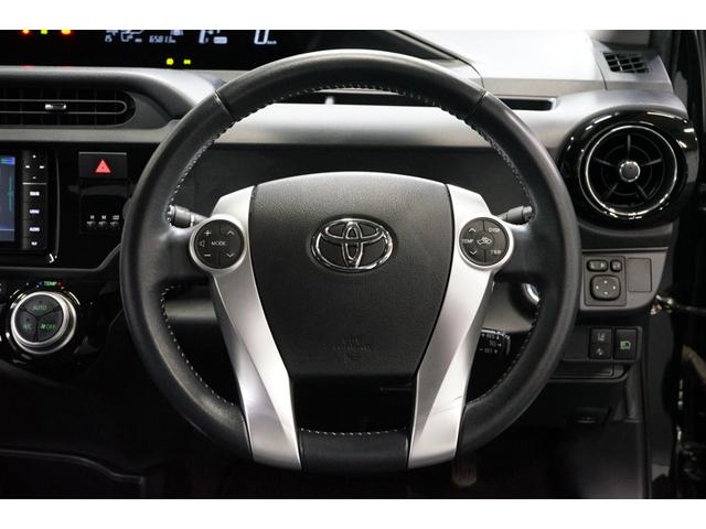 アクア Ｇブラックソフトレザーセレクション　ハイブリッド　禁煙車　中期型　黒革シート　スマートキー　ＴＶナビ　バックカメラ　プリクラッシュセーフティ　クルーズコントロール　ＥＴＣ　アイドリングストップ　ＣＤ／ＤＶＤ再生　Ｂｌｕｅｔｏｏｔｈ接続　シートヒーター（33枚目）