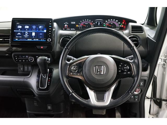 Ｎ－ＢＯＸカスタム Ｇ・Ｌターボホンダセンシング　禁煙車　軽自動車　両側電動スライドドア　衝突軽減ブレーキ　黒ハーフレザー　８型ナビＴＶ　バックカメラ　レーダークルーズ　ＣＤ／ＤＶＤ再生　Ｂｌｕｅｔｏｏｔｈ接続　ＥＴＣ　ＵＳＢ　オートライト　１５ＡＷ（30枚目）