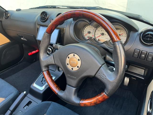 コペン アルティメットエディションＳ　ＢＢＳ製アルミホイール　ＭＯＭＯウッドコンビハンドル　ＥＴＣ・バックカメラ　ケンウッドナビ・地デジＴＶ（10枚目）