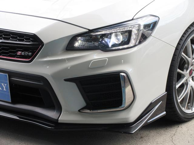 ＷＲＸ ＳＴＩ ＳＴＩ　Ｓ２０８　特別仕様車　４ＷＤ　ＲＥＣＡＲＯバケットタイプシート　ドライカーボントランクスポイラー　フレキシブルタワーバー　ＳＴＩ製ＢＢＳ１９ＡＷ　Ｂカメラ　フロント／サイドビュー　ナビ／ＴＶ（22枚目）