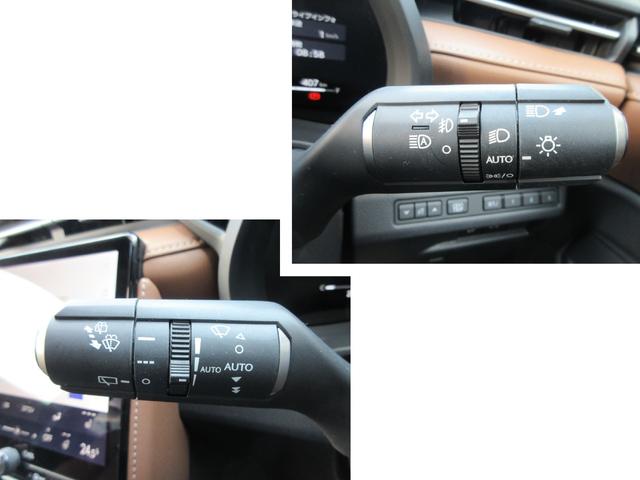 周囲の明るさを感知してライトのオン・オフの切替を行うオートライト！雨を感知して作動する雨滴感応間欠式フロントワイパー！