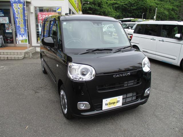 ムーヴキャンバス セオリーＧ　届出済未使用車　バックカメラ　ＵＳＢ　両側電動スライドドア　保温機能付きカップホルダー　前席シートヒーター　スマートキー　ステアリングスイッチ　コーナーセンサー　ＬＥＤヘッドライト　内外装クリーニング（6枚目）
