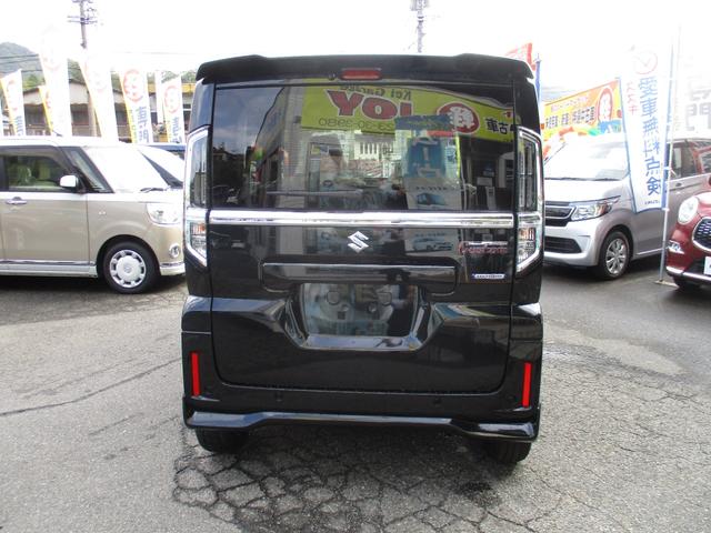 スペーシアカスタム ハイブリッドXS 届出済未使用車 衝突被害軽減システム 両側電動スライドドア レーダークルーズ ハーフレザーシート 電動パーキング スマートキー LEDヘッド オートハイビーム オートライト 内外装クリーニング(3枚目)