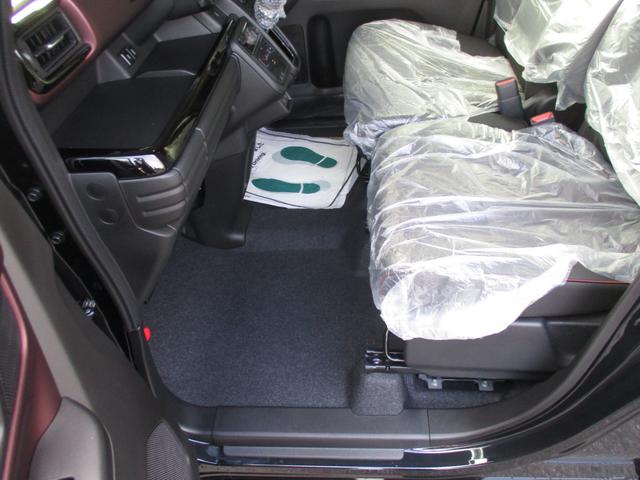 スペーシアカスタム ハイブリッドXS 届出済未使用車 衝突被害軽減システム 両側電動スライドドア レーダークルーズ ハーフレザーシート 電動パーキング スマートキー LEDヘッド オートハイビーム オートライト 内外装クリーニング(13枚目)